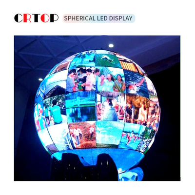 P5mm1500cd het Creatieve LEIDENE Vertoningsscherm 2.5m Sferische Diameter